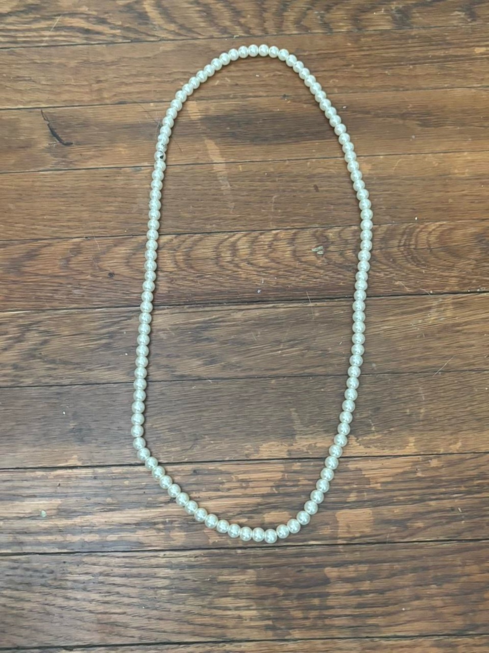 fake pearl necklace